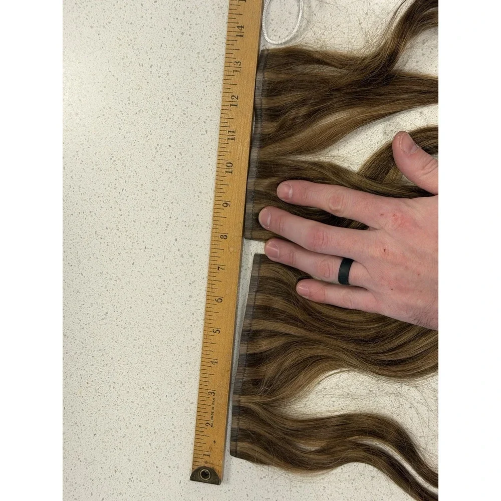 Brown Clip-In Extensions 13 inch - 3 Piece Set